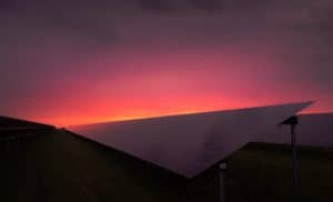 sunset of solar