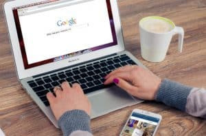 type in google