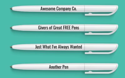 No One Cares About Your Free Pen